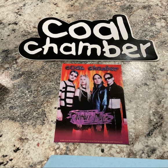 COAL CHAMBER STICKERS VINTAGE NEW 1999 - Picture 3 of 3